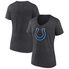 NFL Indianapolis Colts Women's Primary Team Logo V-Neck T-Shirt