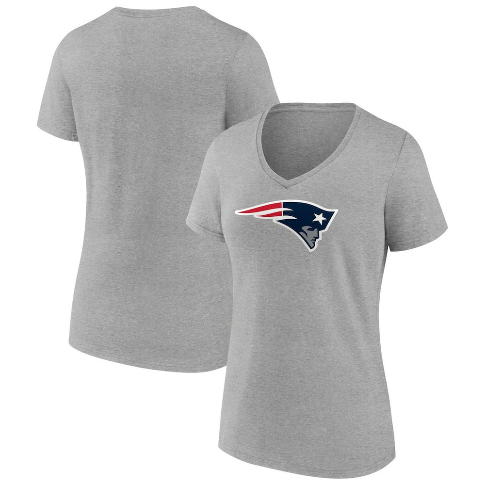 NFL New England Patriots Women's Primary Team Logo V-Neck T-Shirt