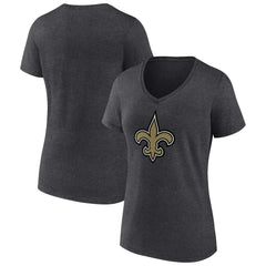 NFL New Orleans Saints Women's Primary Team Logo V-Neck T-Shirt