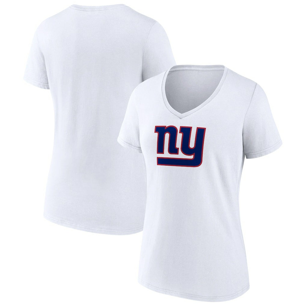 NFL New York Giants Women's Primary Team Logo V-Neck T-Shirt
