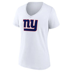 NFL New York Giants Women's Primary Team Logo V-Neck T-Shirt