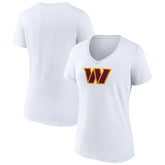 NFL Washington Commanders Women's Primary Team Logo V-Neck T-Shirt