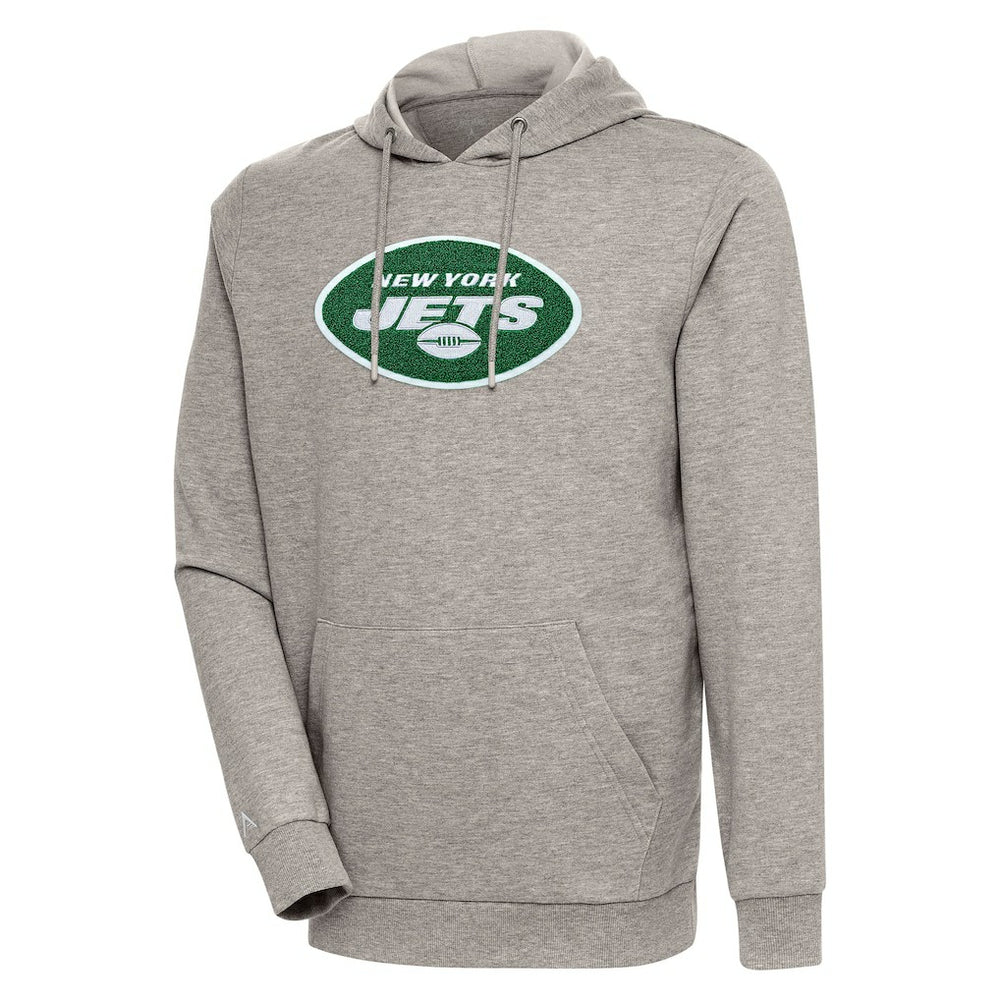 NFL New York Jets Antigua Action Chenille Pullover Hoodie