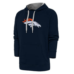 NFL Denver Broncos Antigua Victory Chenille Pullover Hoodie