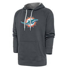 NFL Miami Dolphins Antigua Victory Chenille Pullover Hoodie