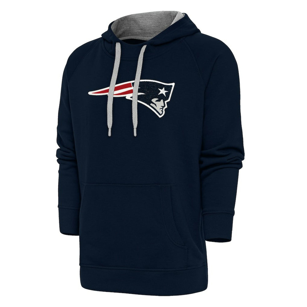 NFL New England Patriots Antigua Victory Chenille Pullover Hoodie