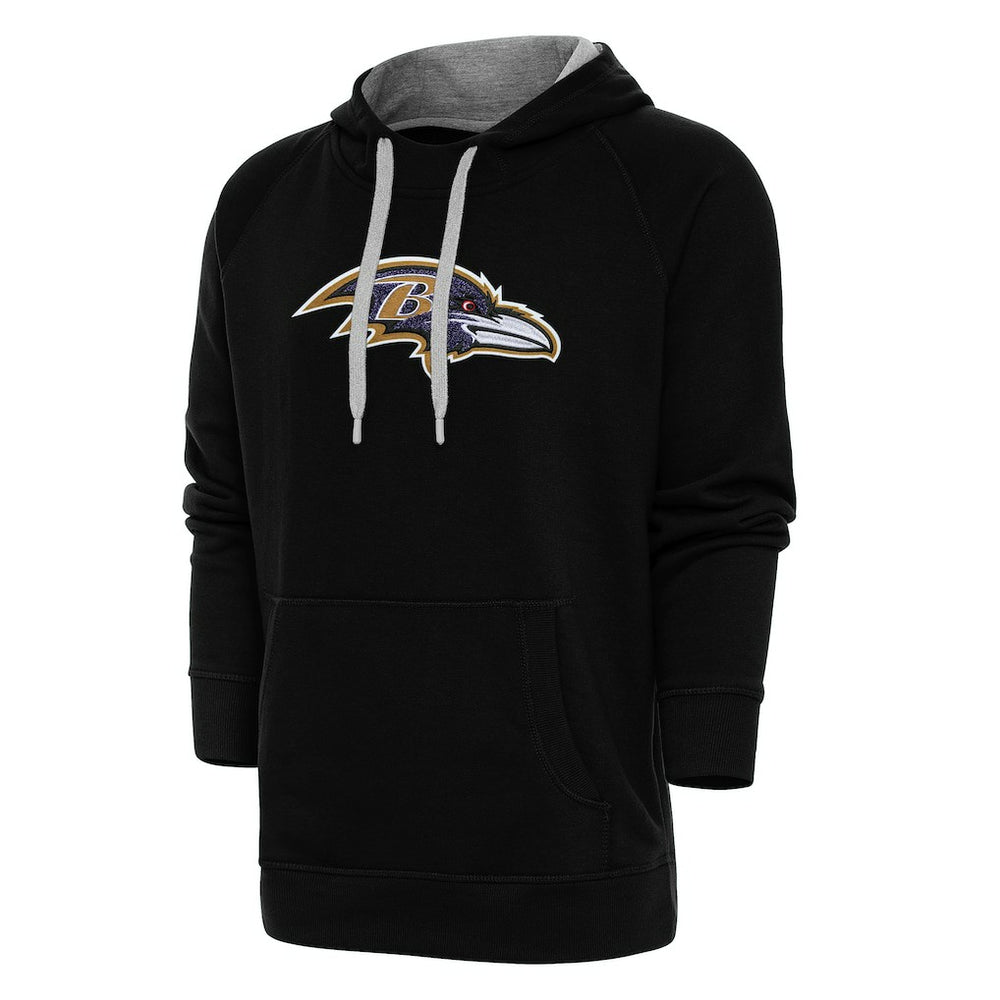 NFL Baltimore Ravens Antigua Victory Chenille Pullover Hoodie