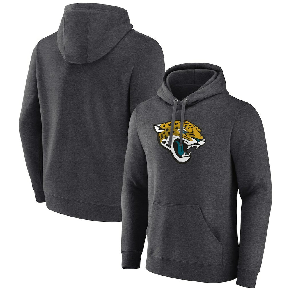 NFL Jacksonville Jaguars Primary Team Logo Fitted Pullover Hoodie