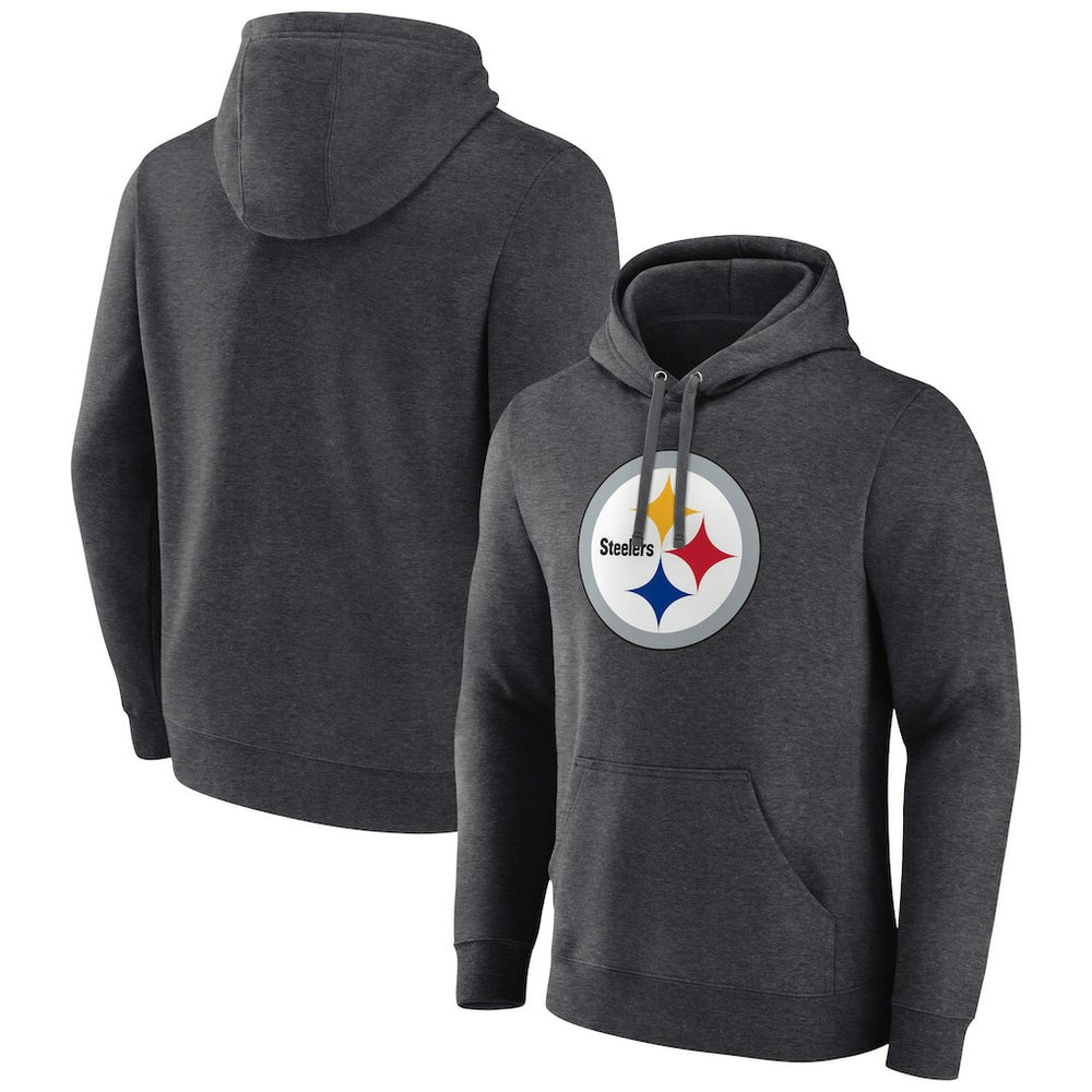 NFL Pittsburgh Steelers Primary Team Logo Fitted Pullover Hoodie
