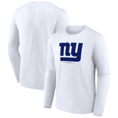 NFL New York Giants Logo Team Lockup Long Sleeve T-Shirt
