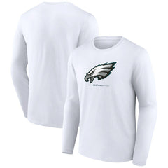 NFL Philadelphia Eagles Logo Team Lockup Long Sleeve T-Shirt