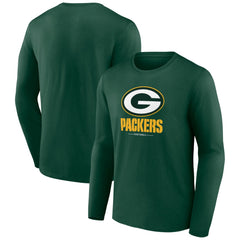 NFL Green Bay Packers Logo Team Lockup Long Sleeve T-Shirt