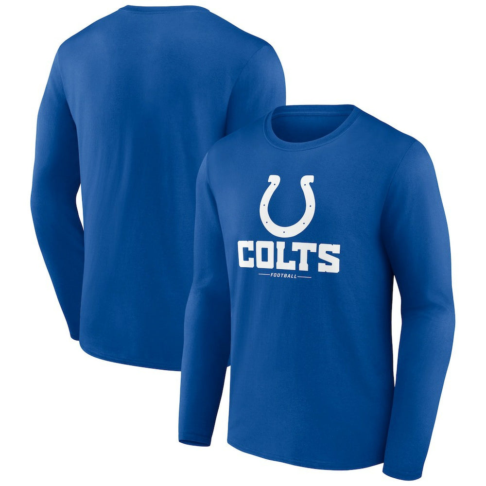 NFL Indianapolis Colts Logo Team Lockup Long Sleeve T-Shirt