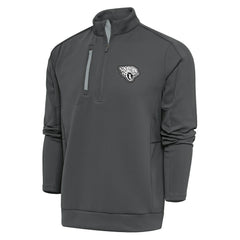 NFL Jacksonville Jaguars Antigua Metallic Logo Generation Quarter-Zip Pullover Top