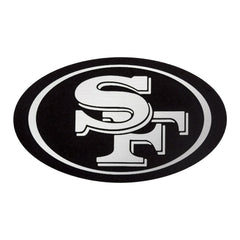 NFL San Francisco 49ers Antigua Metallic Logo Victory Pullover Hoodie