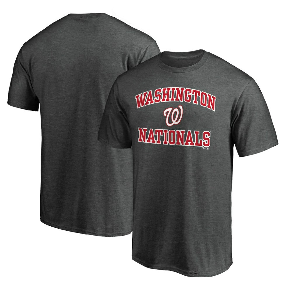 Washington Nationals Heart and Soul T-Shirt - Charcoal