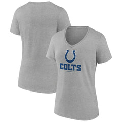 NFL Indianapolis Colts Women's Logo Team Lockup V-Neck T-Shirt