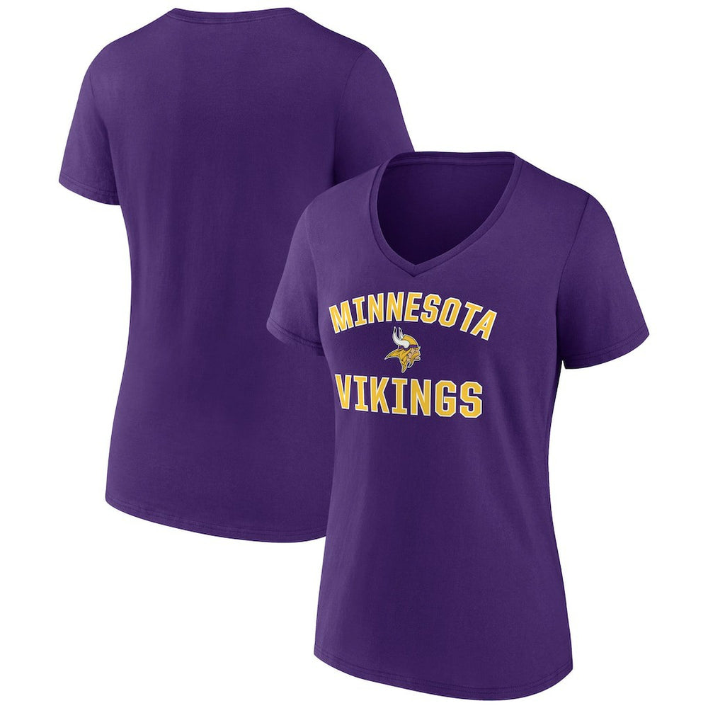 NFL Minnesota Vikings Women's Victory Arch Team V-Neck T-Shirt