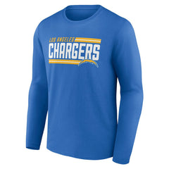 NFL Los Angeles Chargers On Side Stripe Team Long Sleeve T-Shirt