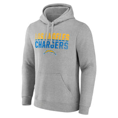 NFL Los Angeles Chargers Team Fade Out Fitted Pullover Hoodie