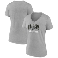 NFL Las Vegas Raiders Women's Victory Script V-Neck T-Shirt