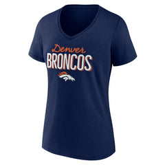 NFL Denver Broncos Women's Nostalgia V-Neck T-Shirt