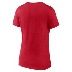 Arizona Diamondbacks Women's Official Logo V-Neck T-Shirt - Red