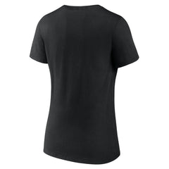 San Francisco Giants Women's Live For It Team V-Neck T-Shirt - Black