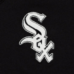 Chicago White Sox DKNY Sport Women's Lily V-Neck Pullover Sweatshirt - Black