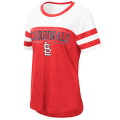 St. Louis Cardinals Touch Women's Setter Lightweight Fitted T-Shirt - Red/White