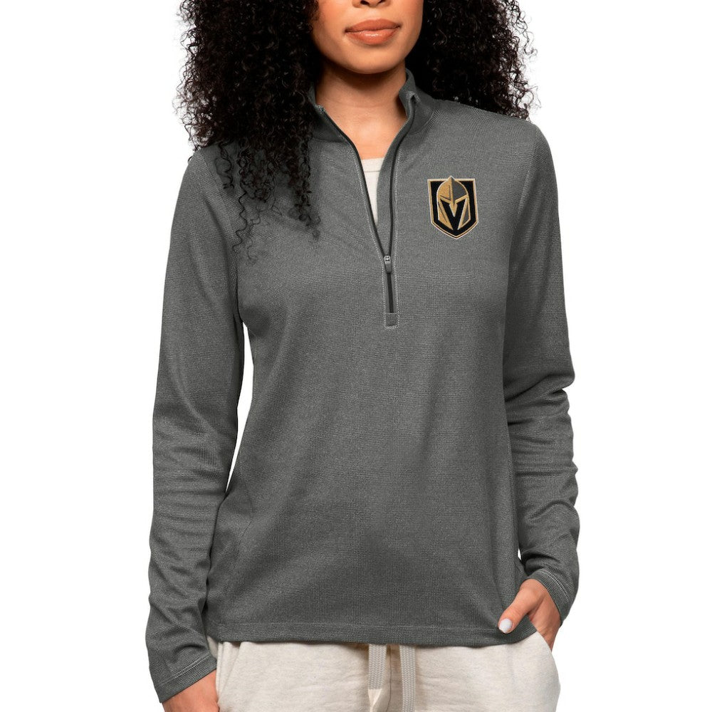 Vegas Golden Knights Antigua Women's Epic Quarter-Zip Pullover Top