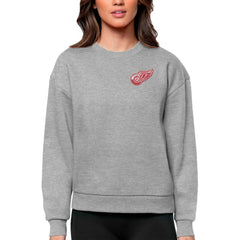 Detroit Red Wings Antigua Women's Victory Crewneck Pullover Sweatshirt