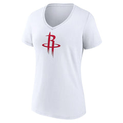 Houston Rockets Women's Logo V-Neck T-Shirt - White shop