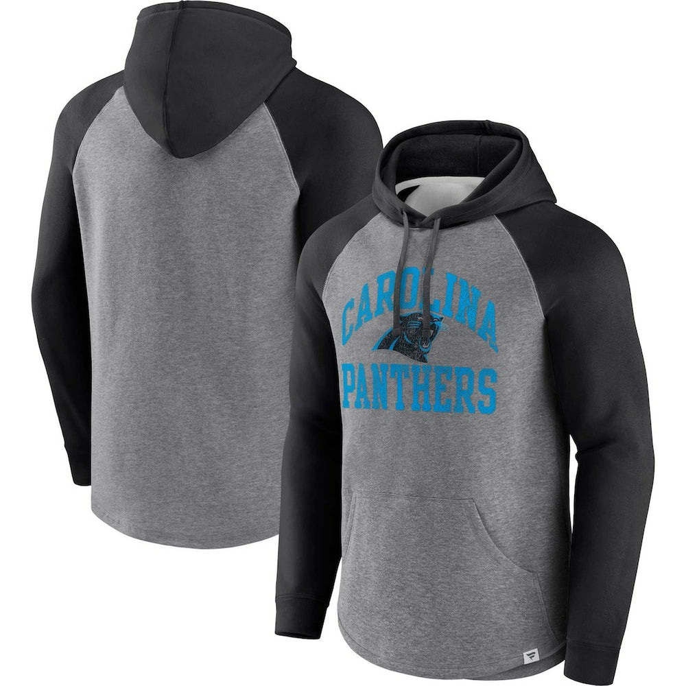 NFL Carolina Panthers Favorite Arch Raglan Pullover Hoodie