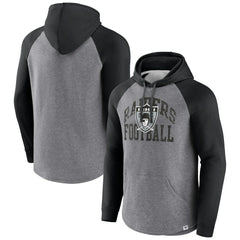 NFL Las Vegas Raiders Favorite Arch Raglan Pullover Hoodie