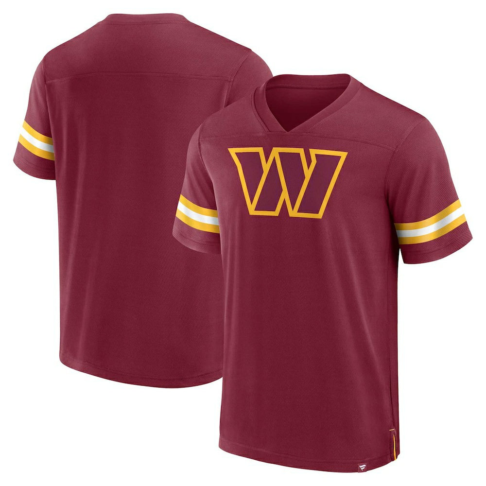 NFL Washington Commanders Jersey Tackle V-Neck T-Shirt