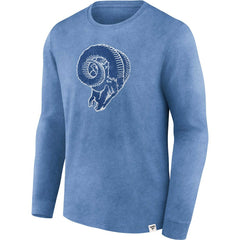 NFL Los Angeles Rams Washed Primary Long Sleeve T-Shirt