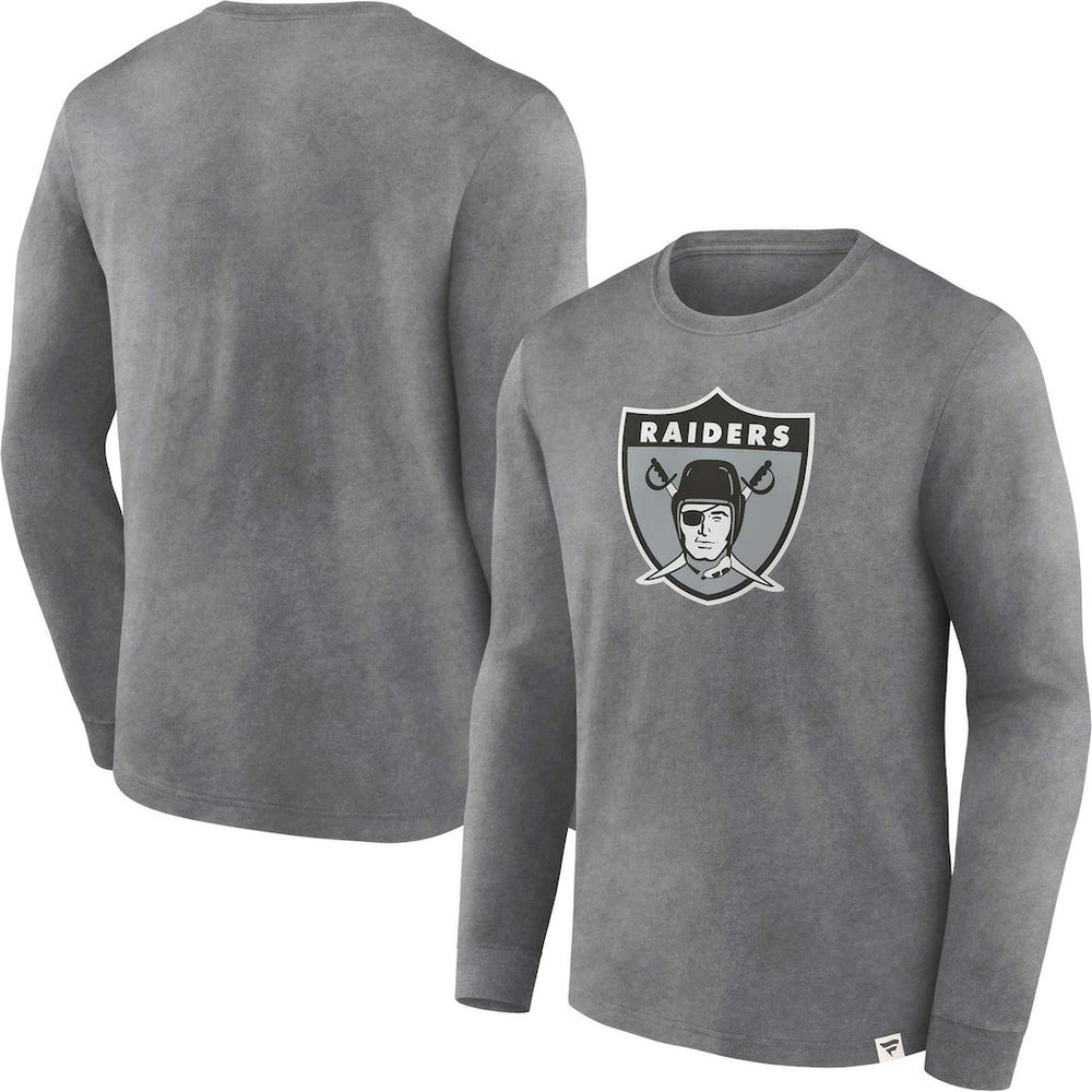 NFL Las Vegas Raiders Washed Primary Long Sleeve T-Shirt