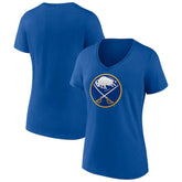 Buffalo Sabres Women's Team Logo V-Neck T-Shirt
