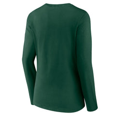 Minnesota Wild Women's Team Logo Long Sleeve V-Neck T-Shirt