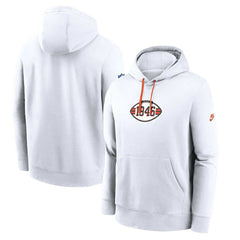 NFL Cleveland Browns 2023 Sideline Club Alternate Tri-Blend Pullover Hoodie