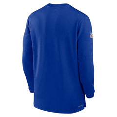 NFL Buffalo Bills 2023 Sideline Performance Long Sleeve Tri-Blend Quarter-Zip Top