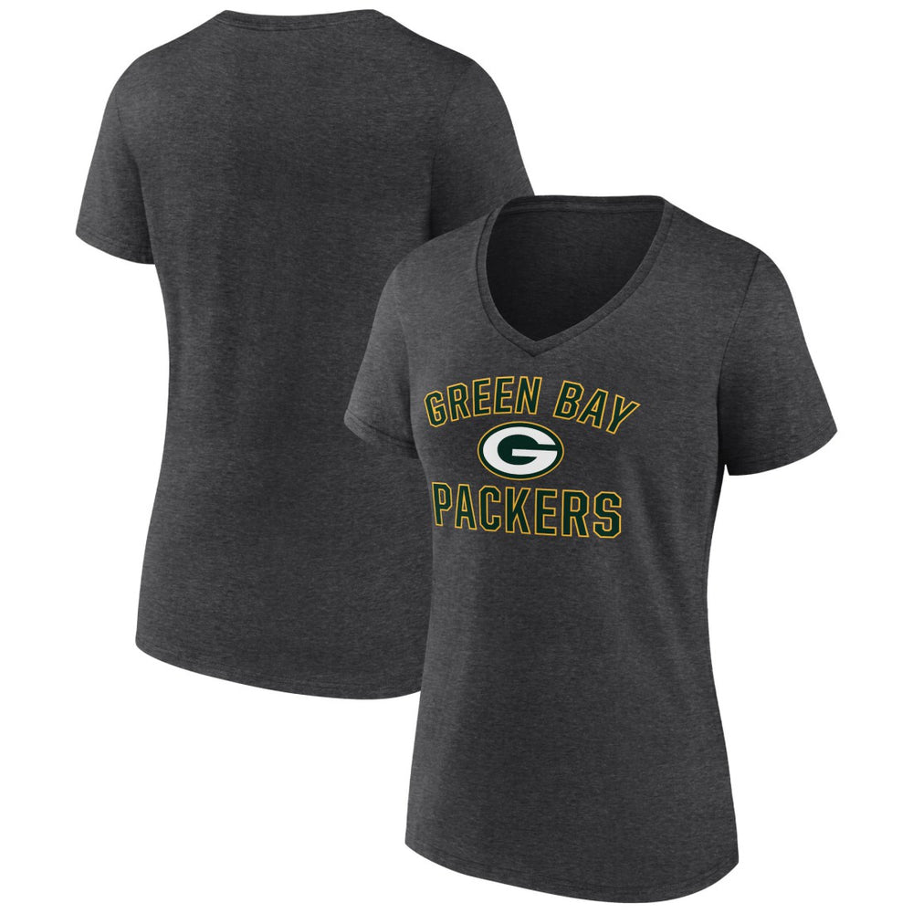 NFL Green Bay Packers Women's Victory Arch Team V-Neck T-Shirt