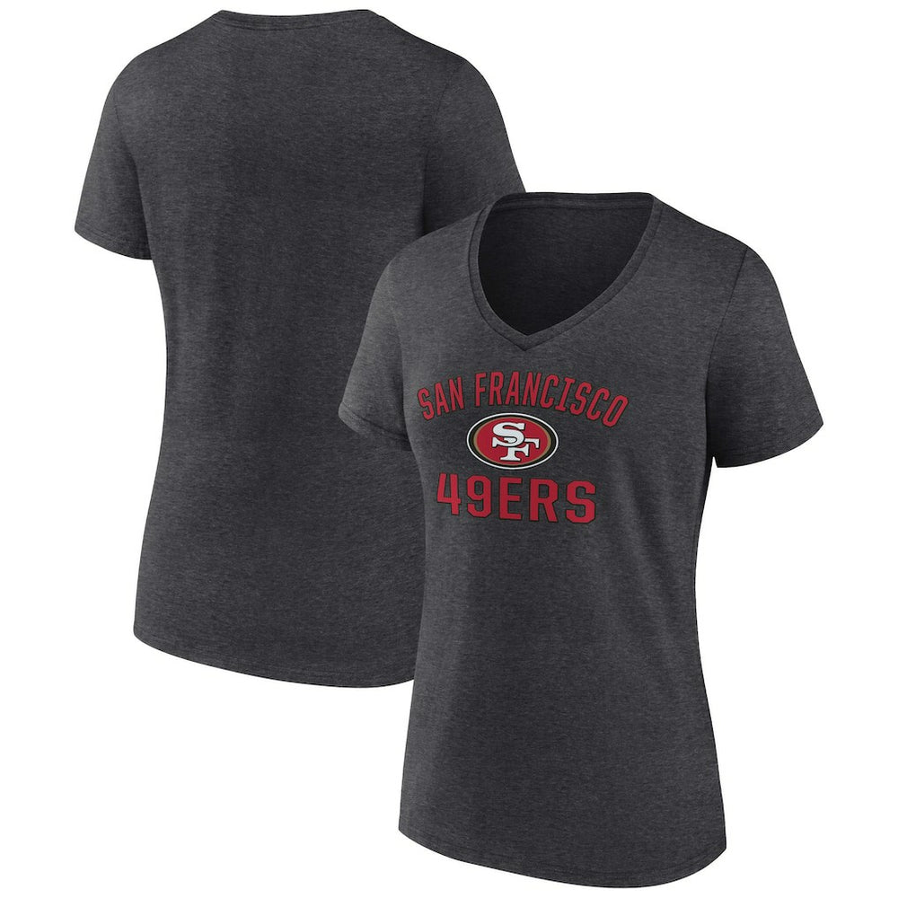 NFL San Francisco 49ers Women's Victory Arch Team V-Neck T-Shirt