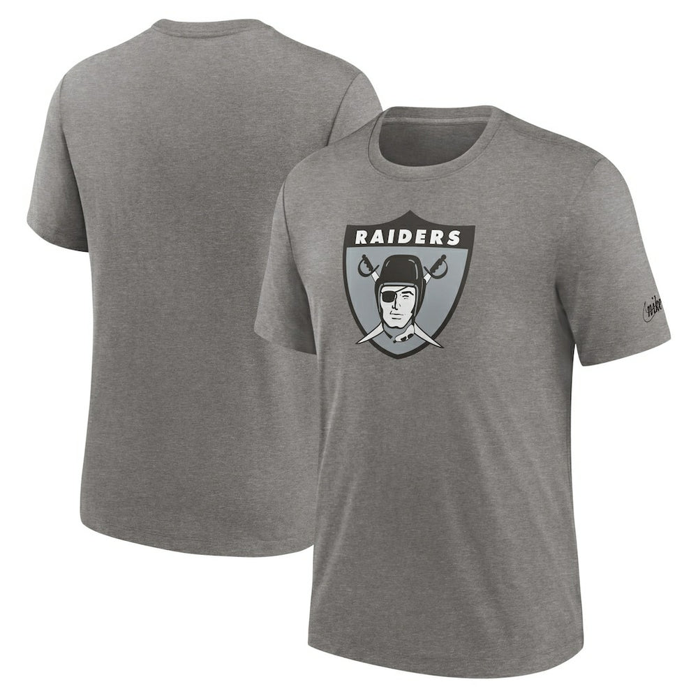 NFL Las Vegas Raiders Rewind Logo Tri-Blend T-Shirt