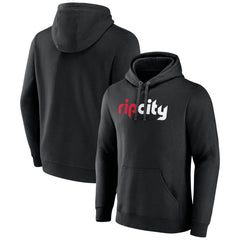 Portland Trail Blazers Alternate Logo Pullover Hoodie - Black on sale