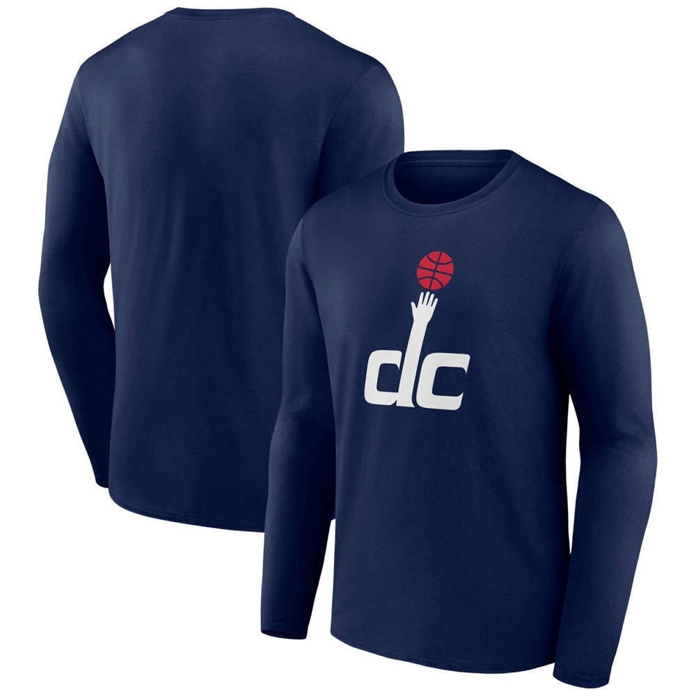 Washington Wizards Alternate Logo Long Sleeve T-Shirt - Navy discount