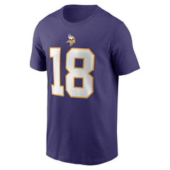NFL Minnesota Vikings Justin Jefferson Classic Player Name & Number T-Shirt