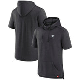 Calgary Flames Fanatics Authentic Pro Short Sleeve Pullover Hoodie