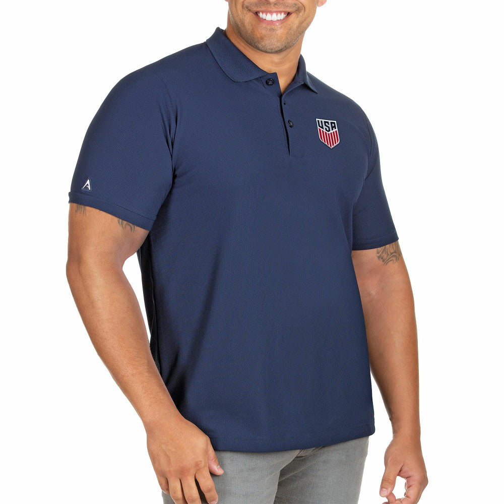 USMNT Antigua Legacy Pique Big & Tall Polo / Soccer New